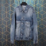  Balenciaga Denim jacket with Pink BB Balenciaga