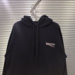 Balenciaga Print Hoodies Black