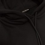 Balenciaga Print Hoodies Black