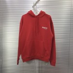 Balenciaga Print Hoodies Red