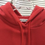 Balenciaga Print Hoodies Red