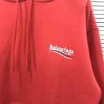 Balenciaga Print Hoodies Red