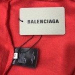 Balenciaga Print Hoodies Red