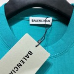 Balenciaga Real Balenciaga Medium Fit T shirt Blue