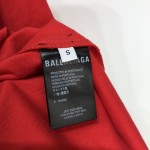 Balenciaga Real Balenciaga Medium Fit T shirt Red