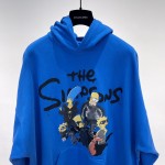 Balenciaga The Simpsons Tm & © 20th Television Hoodie Wide Fit in Blue