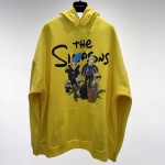 Balenciaga The Simpsons Tm & © 20th Television Hoodie Wide Fit in Yellow