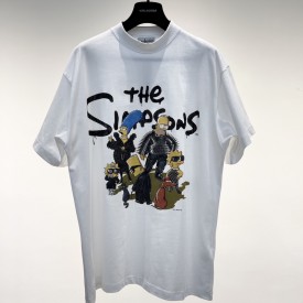 Balenciaga The Simpsons Tm & © 20th Television T-shirt Oversized in White