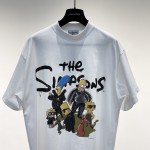 Balenciaga The Simpsons Tm & © 20th Television T-shirt Oversized in White