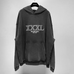 Balenciaga XXXL Hoodie Large Fit in black