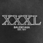 Balenciaga XXXL Hoodie Large Fit in black