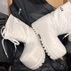 Replica Balenciaga Alaska High Boot in White