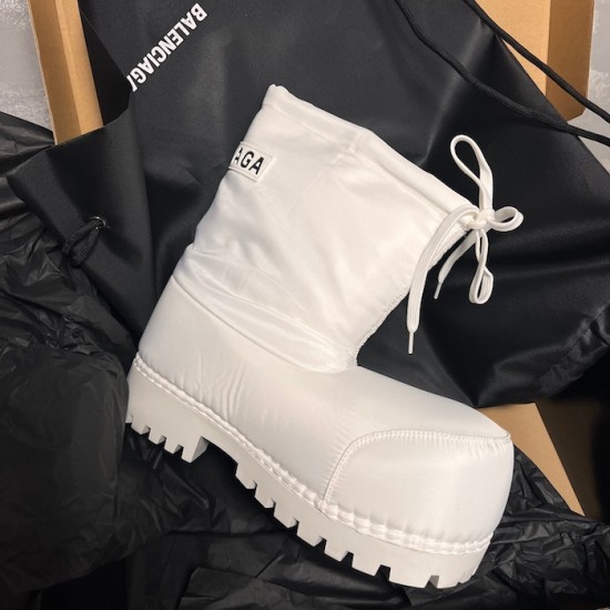 Balenciaga Alaska High Boot in White