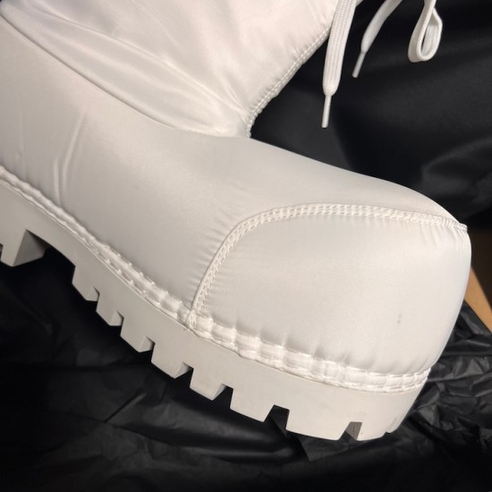 Replica Balenciaga Alaska High Boot in White