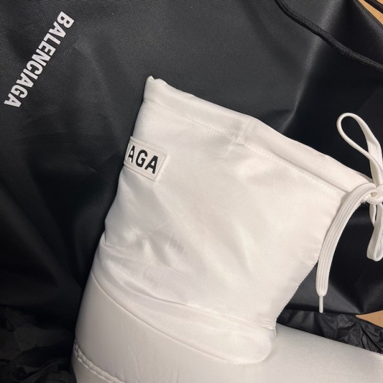 Replica Balenciaga Alaska High Boot in White