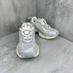 Replica Balenciaga 3XL Fishnet Sneaker in Eggshell