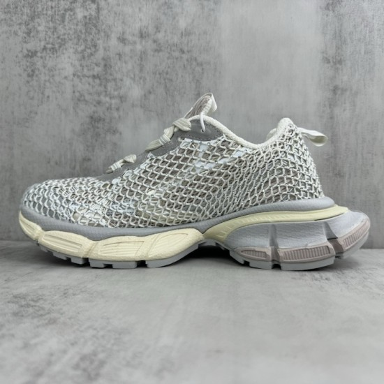 Replica Balenciaga 3XL Fishnet Sneaker in Eggshell