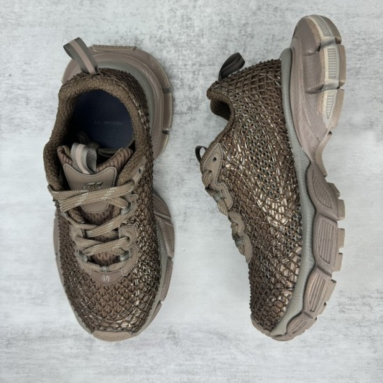 Replica Balenciaga 3XL Fishnet Sneaker in Golden