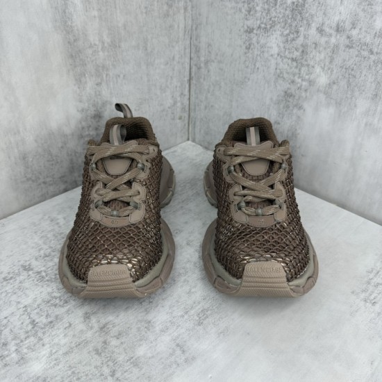 Balenciaga 3XL Fishnet Sneaker in Golden