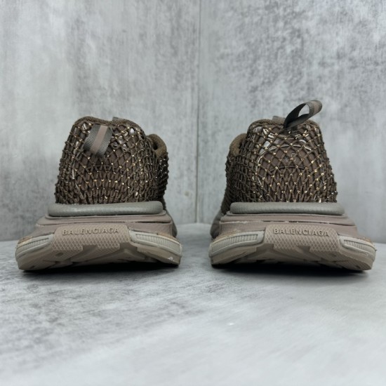 Replica Balenciaga 3XL Fishnet Sneaker in Golden