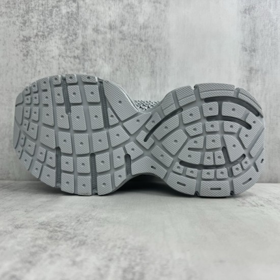 Replica Balenciaga 3XL Fishnet Sneaker in Silver