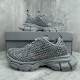 Balenciaga 3XL Fishnet Sneaker in Silver