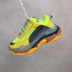 Balenciaga Triple S Sneakers Green Grey