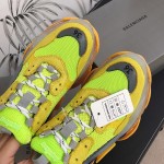 Balenciaga Triple S Sneakers Green Grey