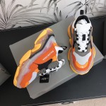 Balenciaga Triple S Sneakers Orange Grey