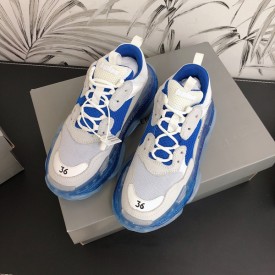 Balenciaga Triple S Sneakers Blue White