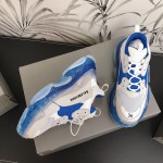 Balenciaga Triple S Sneakers Blue White