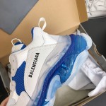 Balenciaga Triple S Sneakers Blue White