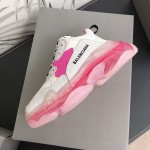 Balenciaga Triple S Sneakers Pink White