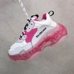 Balenciaga Triple S Sneakers Pink White