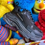 Balenciaga Triple S Sneaker Black Color