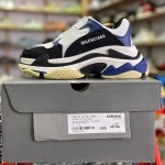 Balenciaga Triple S Sneaker White / Navy