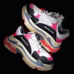 Balenciaga Triple S Sneaker Black / Peach