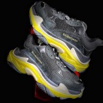 Balenciaga Triple S Sneaker Black / Yellow