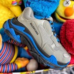 Balenciaga Triple S Sneaker Grey / Blue