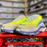 Balenciaga Triple S Sneaker Grey / Green