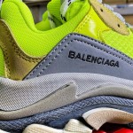 Balenciaga Triple S Sneaker Grey / Green