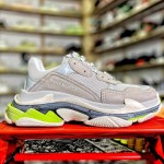 Balenciaga Triple S Sneaker Grey / Green color