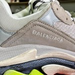 Balenciaga Triple S Sneaker Grey / Green color