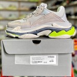 Balenciaga Triple S Sneaker Grey / Green color