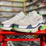 Balenciaga Triple S Sneaker Green / Grey Color