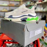 Balenciaga Triple S Sneaker Green / Grey Color