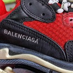 Balenciaga Triple S Sneaker Red / Black