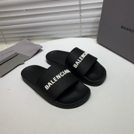 Balencaiga Piscine Slide Sandals Black 