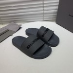 Balencaiga Piscine Slide Sandals Grey