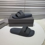 Balencaiga Piscine Slide Sandals Grey